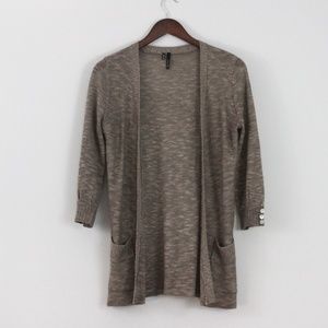Maurices Taupe Light-Knit Cardigan